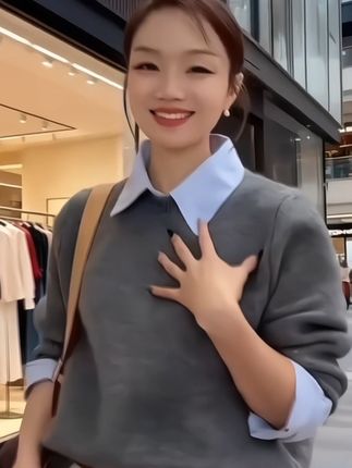 #请欣赏赵露思的今日穿搭 #毛衣穿搭 #秋季新款穿搭 #保暖又好看