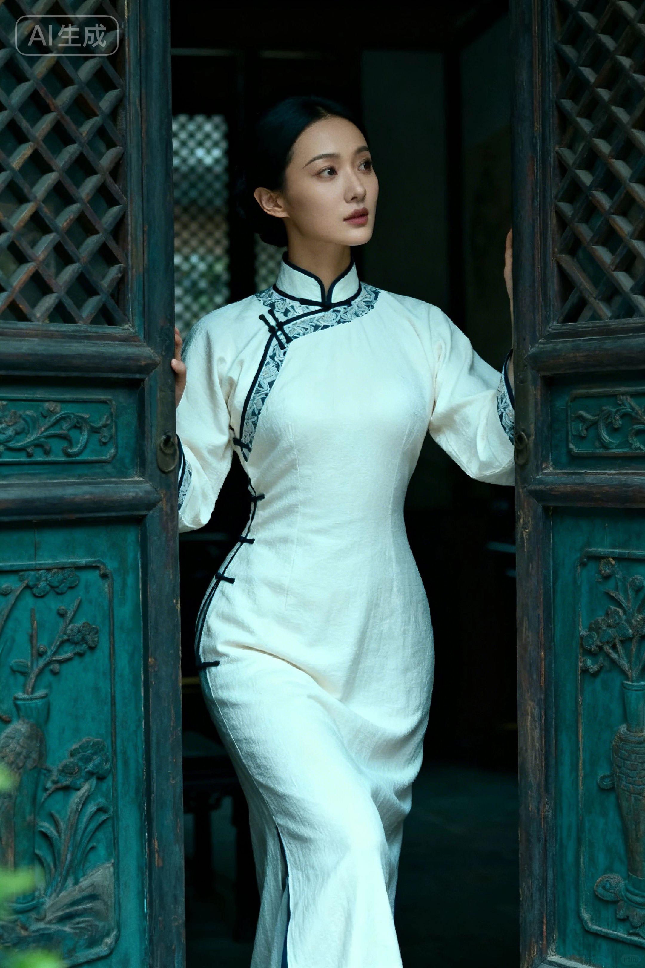 东方韵味,古人诚不欺我 #东方美学 #旗袍美人 #中式美学服饰 #旗袍