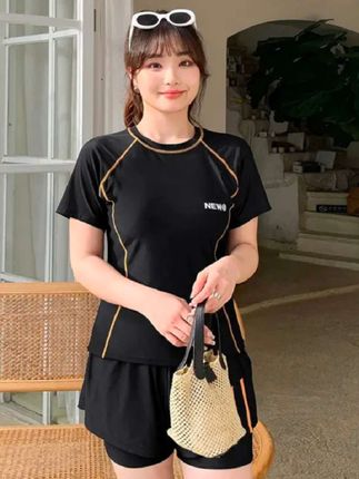 #夏日通勤休闲穿搭#夏日轻氧感穿搭给视觉降降温#暑假出游穿搭#新款大码泳衣#我又心动了