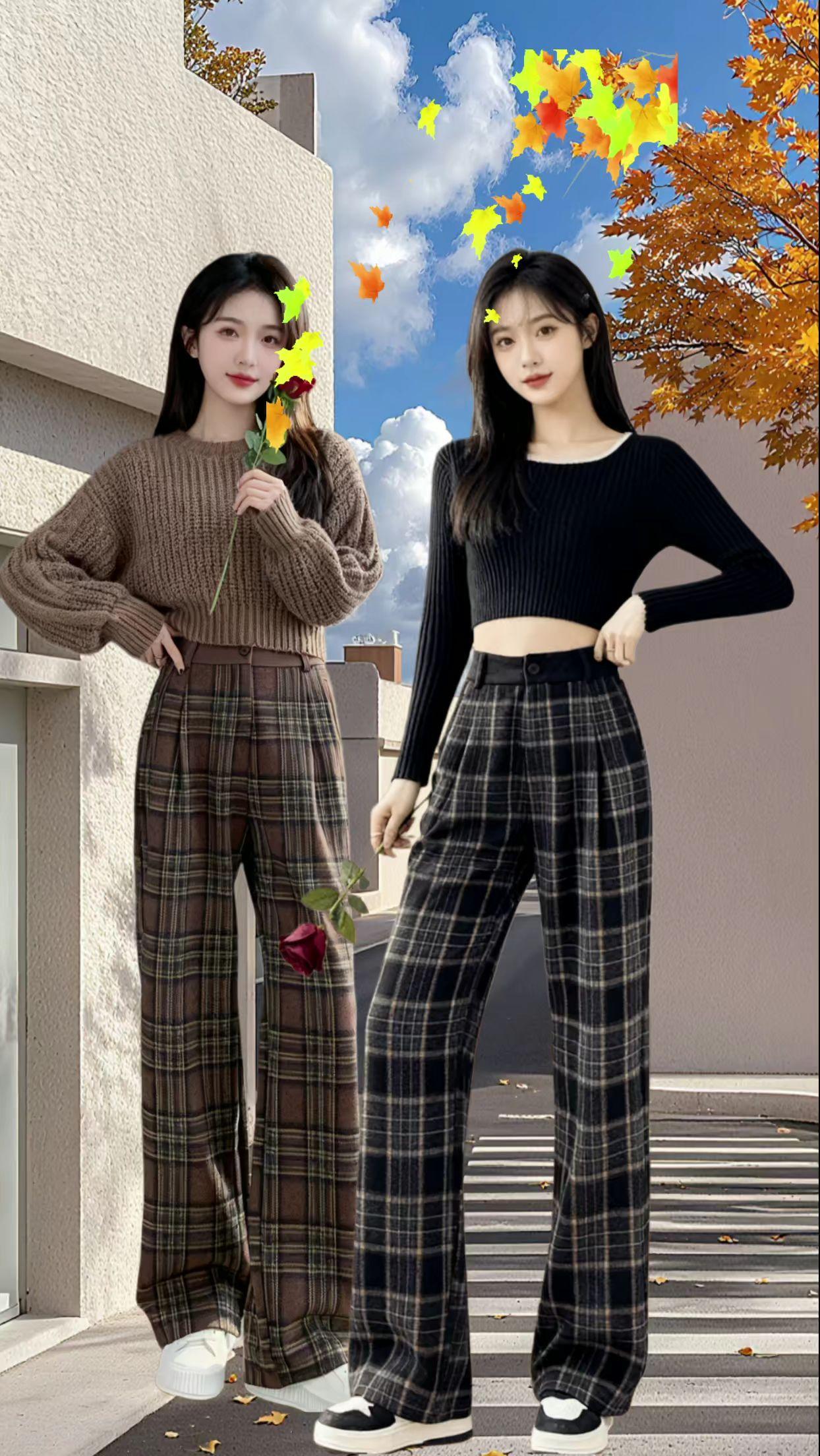 时尚穿搭。#图文伙伴计划 #时髦穿搭 #穿搭 #潮流女裤 #裤子穿搭 @DOU+小助手