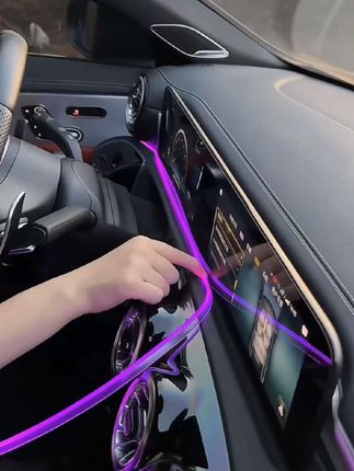 七彩冷光线氛围灯,不用拆车,不用接线,支持声控呼吸,遥控渐变,多种模式,氛围感满满 #车载氛围灯 #汽车装饰#汽车好物 #汽车用品