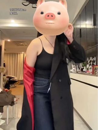 【小稳定制】大码秋季长款西装外套女韩版胖mm宽松正肩长款酷飒风衣#穿搭 #秋冬穿搭 #气质风衣穿搭 #风衣 #风衣穿搭