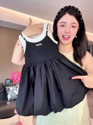 #品牌童装 #女童连衣裙 #女宝穿搭 #女童背心裙 #生女儿就是用来打扮的