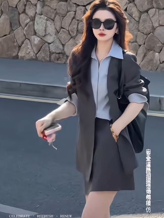 #女装时尚穿搭 #气场全开 #时尚搭配服装 #职场穿搭 #西装套装