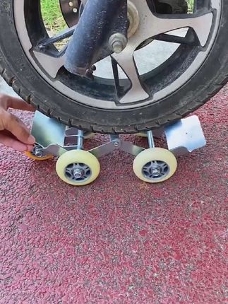 电动车爆胎助推器电瓶车拖车摩托三轮车瘪胎扎胎加厚应急应急辅助 #拖车器 #高性能实用工具 @DOU+小助手