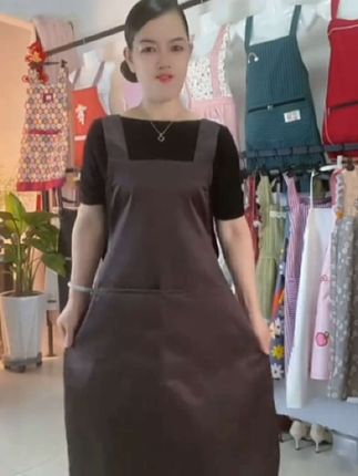 【加长款加大围裙女大码加肥大号200斤围裙定制logo印字工作服订做】#加长加大围裙#防污耐脏,结实耐用#加大口袋设计#时尚又实用#质量杠杠的好 #加长加大围裙