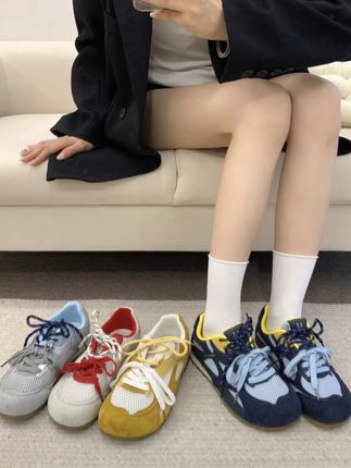 #百搭透气阿甘鞋#阿甘鞋#德训鞋#百搭平底鞋 #轻便运动鞋