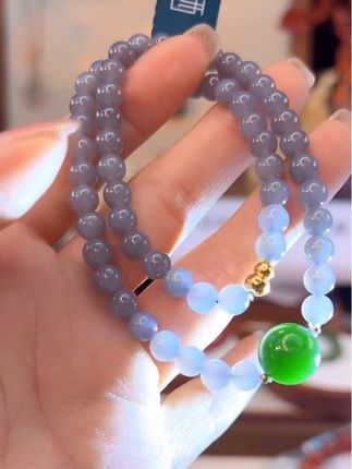#玉石魅力 #高级珠宝#烟紫和田玉 #烟紫手串 #送女生礼物