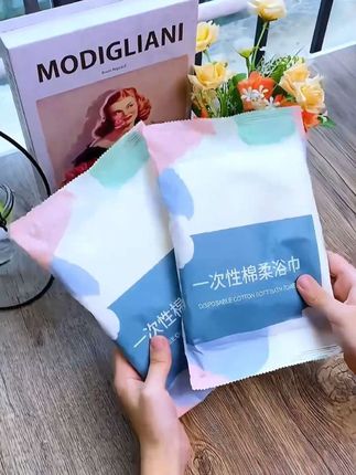 一次性浴巾毛巾套装出差旅行超厚超大酒店专用独立包装 #一次性浴巾 #携带方便 #独立包装 #无限回购的宝藏单品
