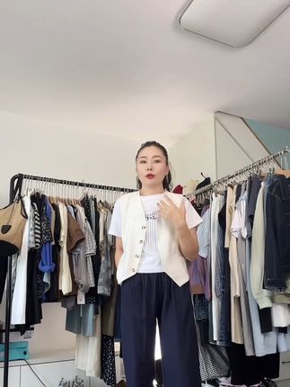 亚麻休闲裤 小个子必备~ #女装 #夏季穿搭 #休闲裤 #总有一款适合你
