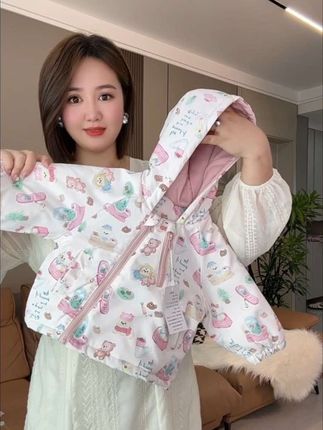 #高品质童装 #甜美穿搭 #生女儿就要这样穿 #棉服外套 #小棉袄