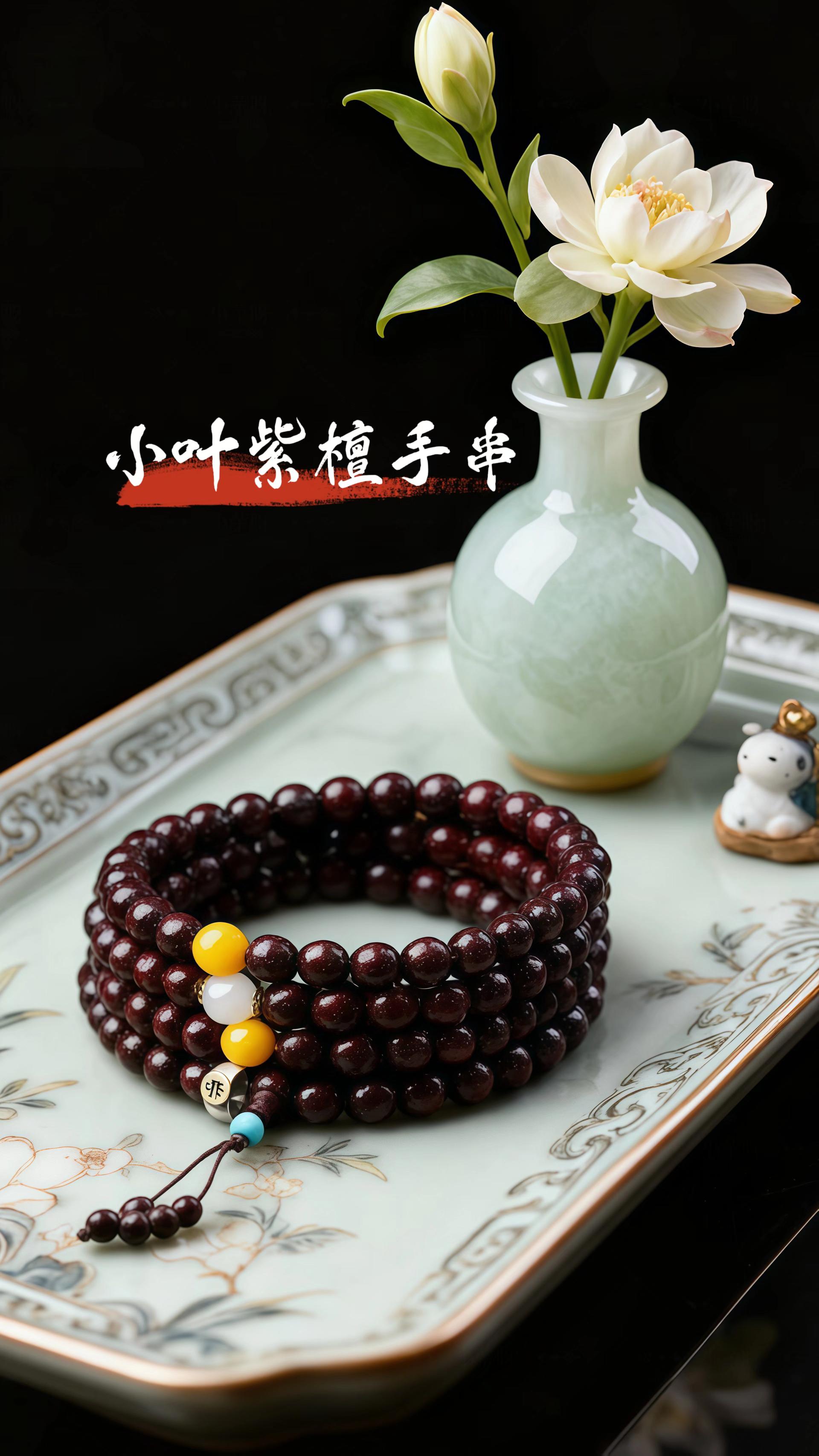 小叶紫檀手串#文玩爱好者 #小叶紫檀手串 #手串 #盘串 #强烈推荐