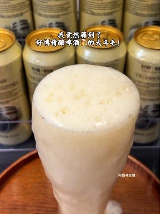 爱喝啤酒🍺的千万不要错过轩博精酿啤酒🍺的大羊毛!真的太划算了!入口麦香浓郁!回味还有淡淡的果香!#啤酒 #轩博精酿啤酒 #我超好喝