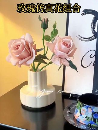 #玫瑰仿真花 #花艺软装 #仿真花 #居家插花 #颜值好物