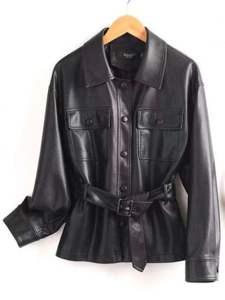 #皮衣外套女#宋佳同款皮衣 #外套女#秋冬外套女#时髦穿搭 @巨量千川