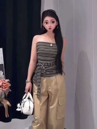 真的很好看,微胖女生也可以试试这种辣妹穿搭 #微胖穿搭 #夏季穿搭 #辣妹穿搭 #夏天该有的样子 #收腰显瘦
