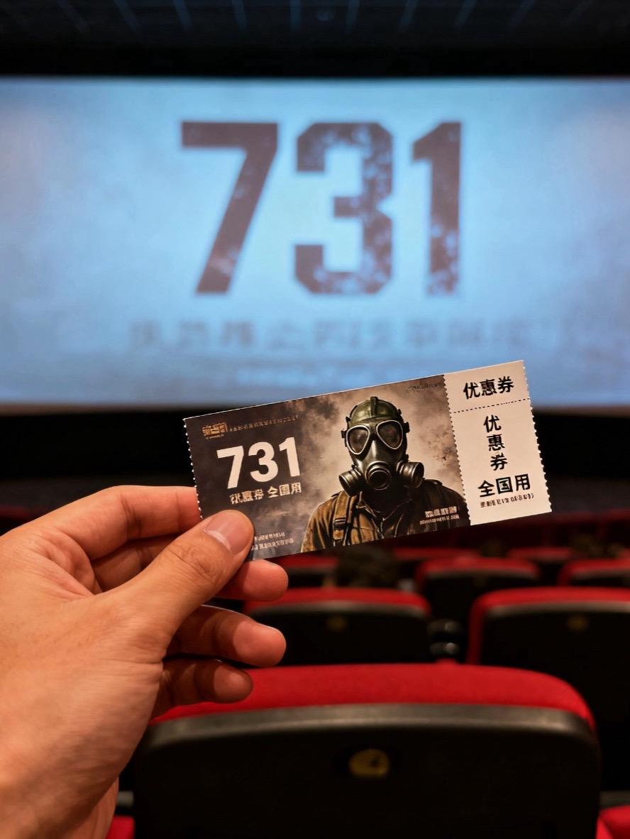 看《731》!太值了,抖音团购15元抢双人票,全国影院通用,超额补差价超方便。看哭了😭#电影推荐 #铭记历史 #观影推荐 #电影分享 #泪崩