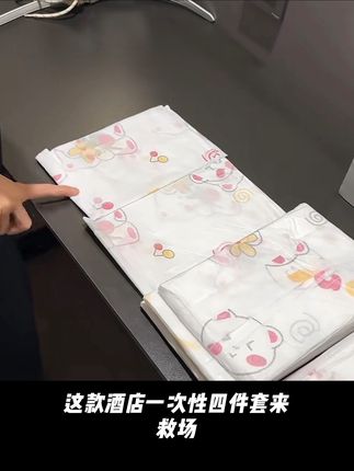 喜欢住酒店的小宝看过来#一次性床上四件套 #好物推荐🔥 #酒店 #出差