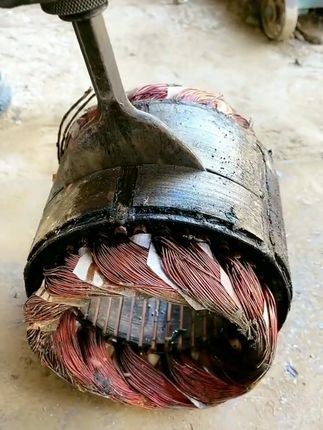 拆铜神器拆解工具拆铜工具拆解废旧电机拆马达大功率电镐整套省力#拆铜工具 #大功率电镐 #实用工具 #五金工具 #