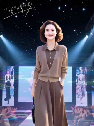 #时尚减龄两件套 #洋气减龄 #时尚女装套装 #谁穿谁好看系列 #穿出女人的气质
