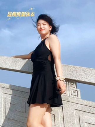 新款泳衣女纯欲保守高级感显瘦遮肚连体裙式海边游泳衣女款ins风#泳衣 #连体泳衣 #温泉泳衣 #泳裝 #沙滩泳装
