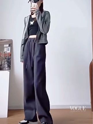 #2025年秋季高腰显瘦百搭休闲裤#百搭裤子 #ootd穿搭 #显瘦穿搭