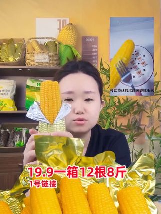 25年头茬黄糯玉米 #玉米 #东北玉米