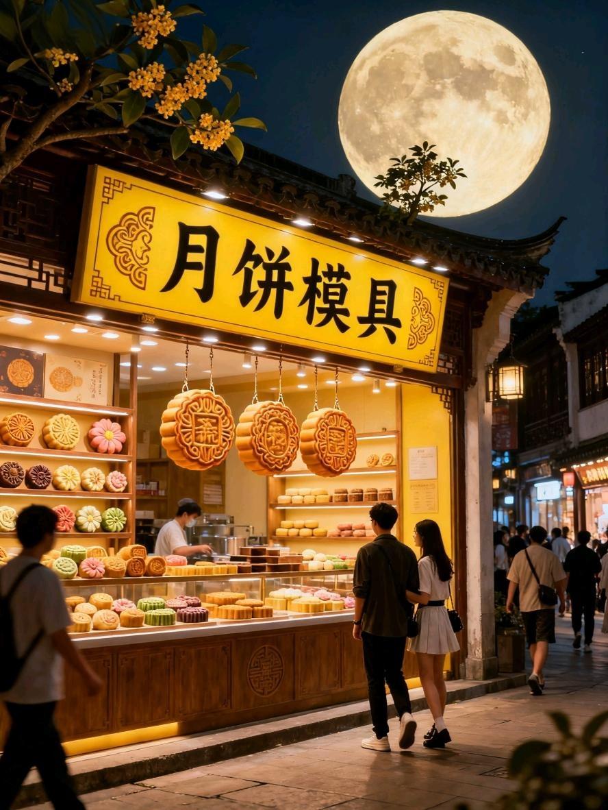 【中秋创意制饼神器——按压式月饼模具】 操作简单一压成型,多款精致花纹(含“中秋”吉祥纹样)随心选,食品级材质安全耐用。轻松打造颜值与心意双在线的专属月饼,家庭团圆手作添趣,送礼更显独特匠心,让每一块月饼都成为中秋团圆时刻的仪式感载体!#月饼 #中秋#团圆#居家好物#好物推荐
