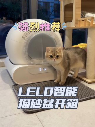 LELO智能猫砂盆开箱测评来啦!#智能猫砂盆 #猫砂盆测评 #萌宠好物 #Lelopets猫砂盆 #萌宠推荐官
