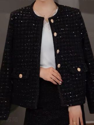 法式羊毛小香风外套秋款2025新款气质爆款时尚百搭上衣#高级感穿搭 #简约大气 #今日穿搭 #只做高品质 #内搭外穿都好看