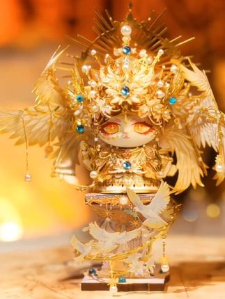 #艺模喵之城 #点翠凤冠 #手工摆件 #天使恶魔 #送女生礼物 金属模型手工摆件点翠凤冠女帝摆件情人节礼物