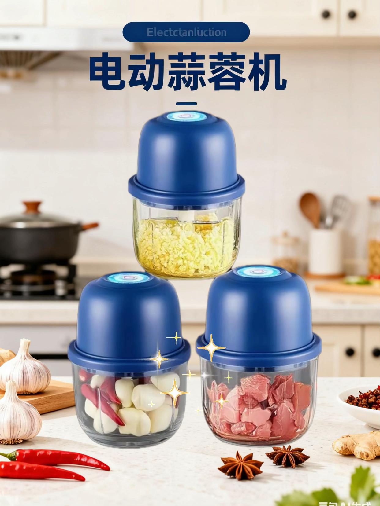 #厨房好物 #好物推荐🔥 #多功能绞肉机 #蒜泥神器 #料理机