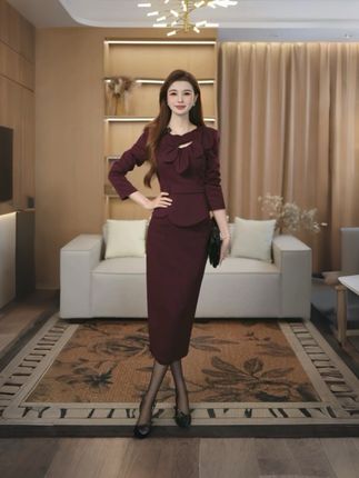 #职场穿搭 #气质穿搭 #遮肉显瘦穿搭 #套装穿搭 #喜婆婆喜妈妈婚宴装