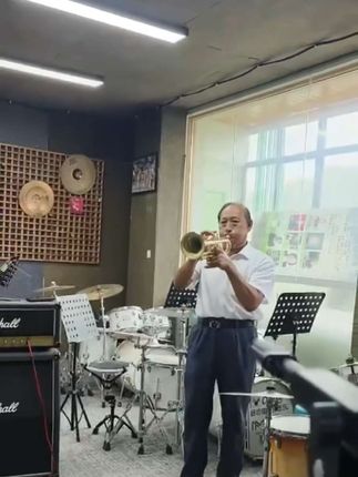 桑植红石榴杯丰彩村模秀 我们的时光幕后排练#乐队排练 #我们的时光 #桑植 #小号 #郜一霏