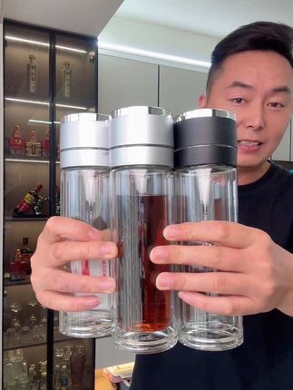 #茶杯 #茶水分离 #茶水分离杯 #玻璃杯