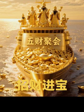 招财进宝, 福星高照, 喜气盈门 刷到的是缘分 接住的是贵人 财入吉门