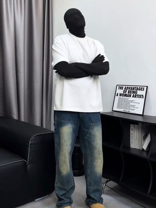 当我意识到伐木裤可以拯救穿搭后#微胖穿搭 #腿粗的男生适合穿什么裤子 #显高显瘦显腿长