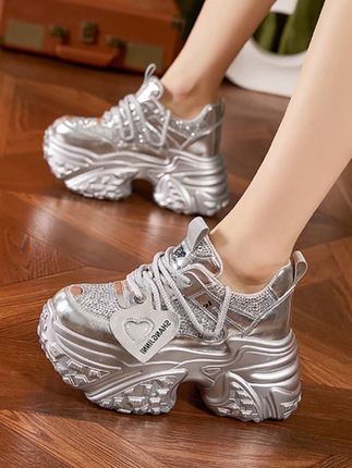 万达撤柜头层牛皮11cm老爹鞋女小白鞋2025夏季松糕鞋厚底运动显瘦#松糕厚底老爹鞋#运动休闲鞋#时尚女鞋#好穿又好搭#软底软面穿上超舒服