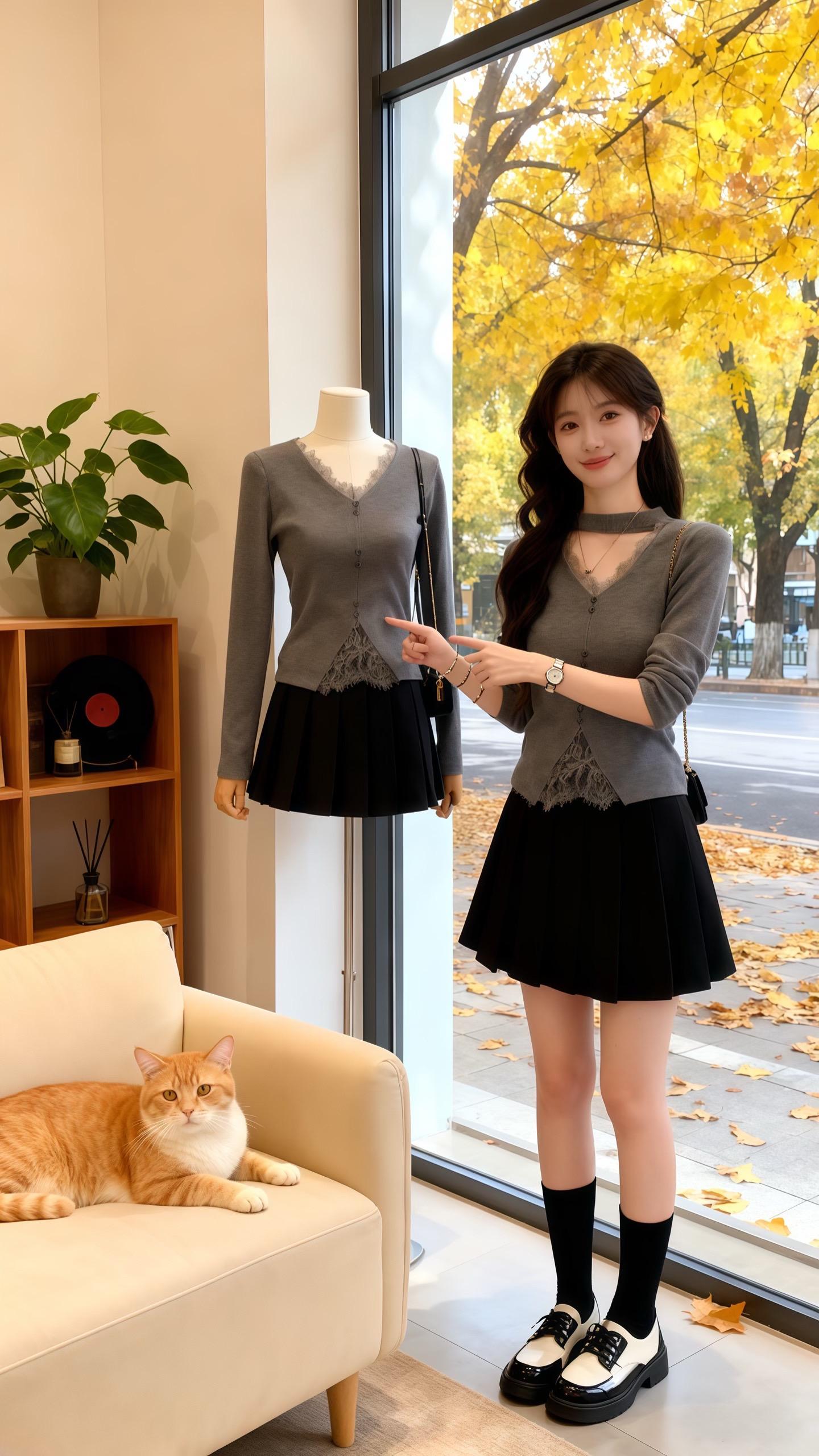 #解锁秋季一周色彩灵感穿搭 #肉肉女孩的秋冬通勤穿搭 #秋冬基础款打底合集 #早秋各式各样的评价上衣分享 #洋气小衫时髦减龄