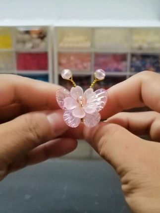 出摊引流爆款的蝴蝶小戒指教程来了。#手工diy #原创视频 #手工教程