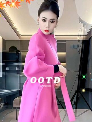 2025秋季新款时尚显瘦气质网红高档洋气女高级宽松大码风衣外套潮#优雅气质 #女神范 #减龄气质 #高级感穿搭 #女神穿搭