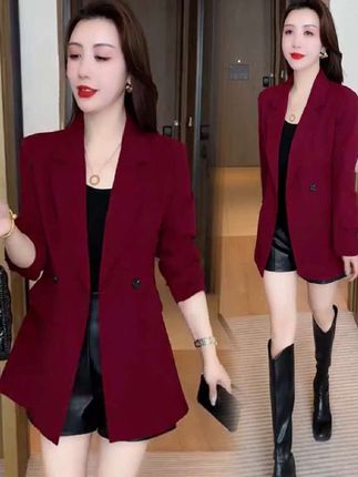 #中长款西装外套 #爆款西装外套 #气质女神范儿 #西装外套#无线回购的宝藏单品