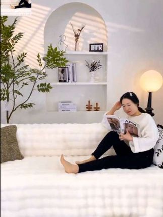 奶油风秋冬加厚兔毛绒沙发盖布防猫抓沙发巾全包扶手沙发盖巾批发#沙发盖巾#防猫抓沙发盖巾#家居好物 #面料柔软舒适 #超便宜超划算 @Dou十小助手@巨量千川
