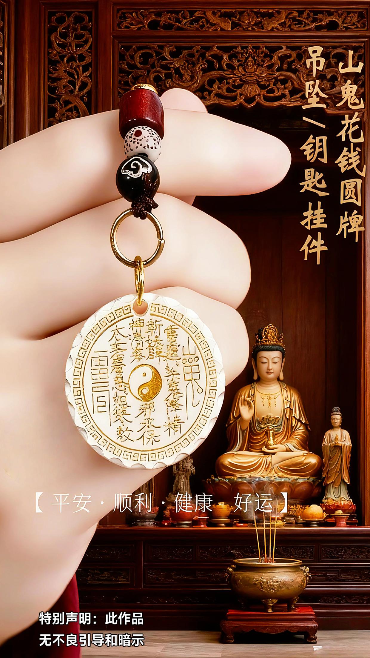 #吊坠 #挂饰挂件 #中式国风 #汽车挂件 #原创作品
