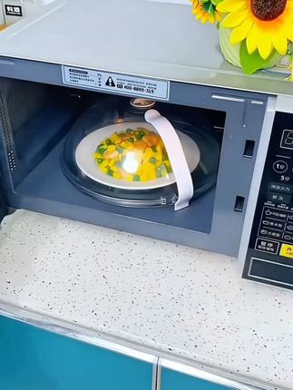 微波炉盖罩防溅盖,加厚防油耐高温,家里热菜热饭微波炉盖专用#生活好帮手 #简单方便 #超实用 #好物推荐🔥 #厨房必备神器