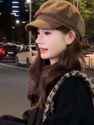 秋冬美拉德八角帽子,百搭显脸小,洋气又好看#谁带谁好看 #帽子#八角帽子 #好物推荐🔥