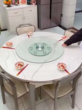 #钢化餐桌玻璃转盘#餐桌#旋转餐桌