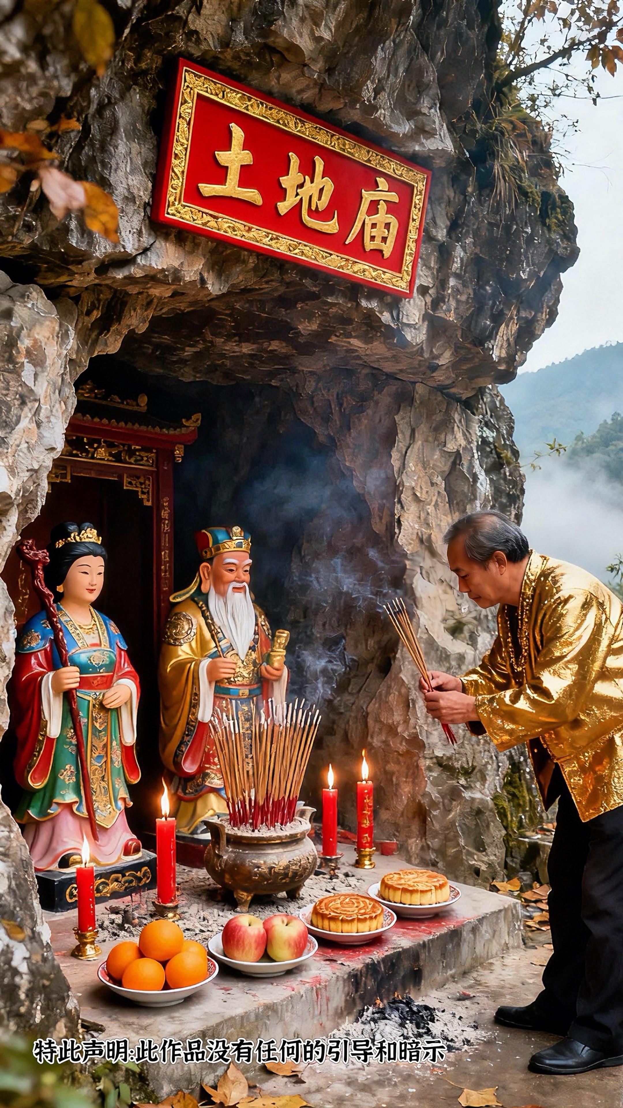 #虔诚祈愿 #土地公土地婆 #祈祷一切平安 #祈祷