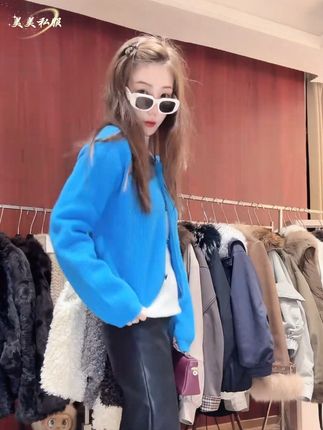 气质减龄慵懒宽松百搭100%羊毛开衫#显白显瘦穿搭#羊毛针织开衫#内搭外穿都好看#美美私服分享