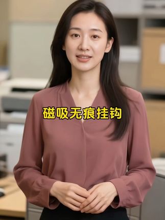 不想在墙上打孔的,可以用这个磁力挂钩,铁质材料都能都能使用,方便实用#磁吸无痕挂钩 #生活好帮手 #超便宜超划算
